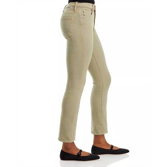 NEW MOTHER insider hover high rise straight jeans in mermaid - Picture 2 of 6